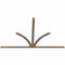 Ekena Millwork Richland Smooth Timber Gable Bracket, Douglas Fir, 108"W x 68"H x 1 1/2"D x 3 1/2"F, 15/12 Pitch GBW108X68X0204RIC00SDF - alternate 2